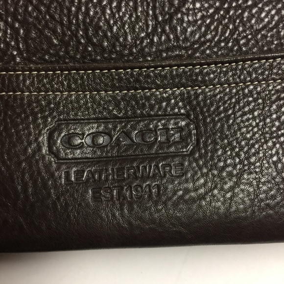 COACH LEATHER HOBO HANDBAG - Picture 4 of 6